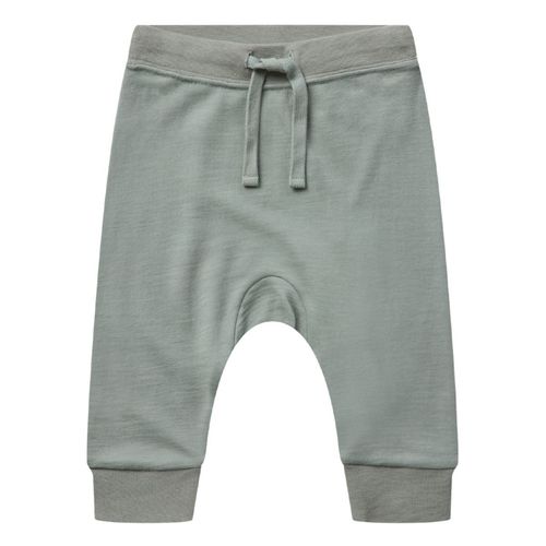 Hust & Claire Gaby ull/bambus joggebukse - slate green