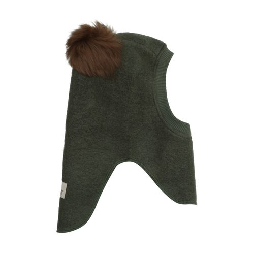 Huttelihut Bigbear ull balaclava m/alpakka dusker - beetle