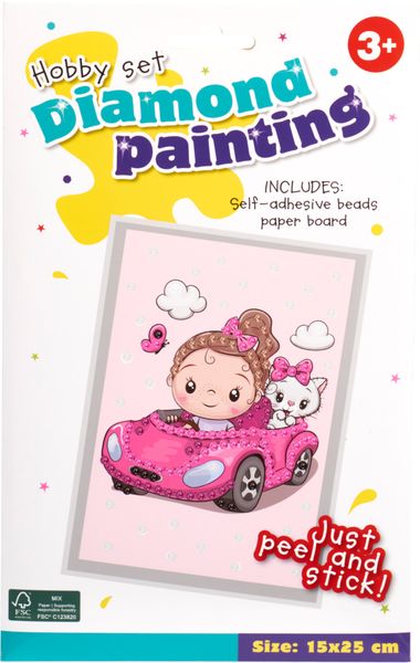 Hovedbilde Diamant perle sett for småbarn - jente