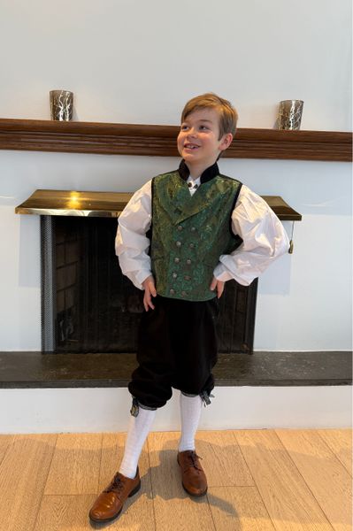 Hovedbilde Salto Mathias festdrakt til gutt - grønn