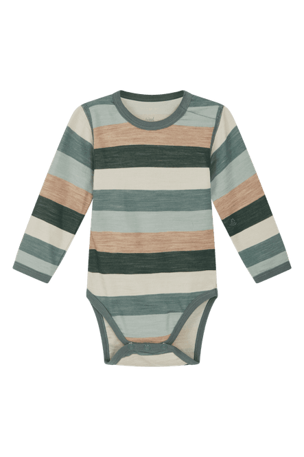 Hovedbilde Hust & Claire Baloo Wide Stripe ull/bambus body - ...