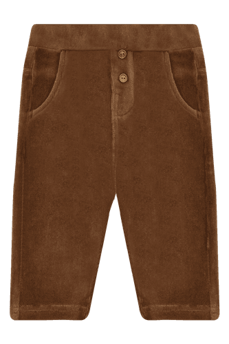 Hust & Claire Gordon Ottoman kordbukse til barn - brown stone