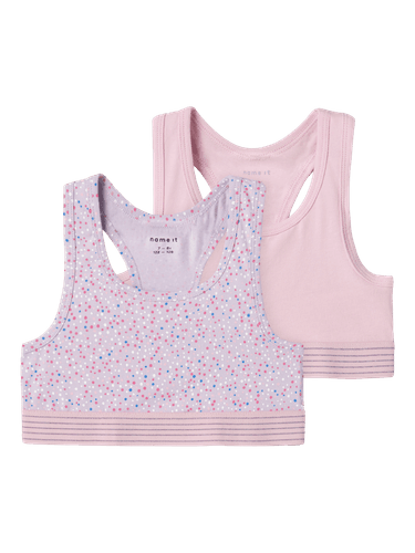 Name It 2-pk Bralette topp - lilac dot