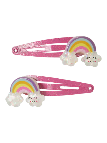 Name It 2 pk rainbow hårspenner - flowering ginger