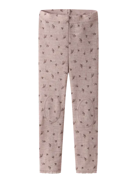 Hovedbilde Name It Wang ull leggings til barn small flower ...