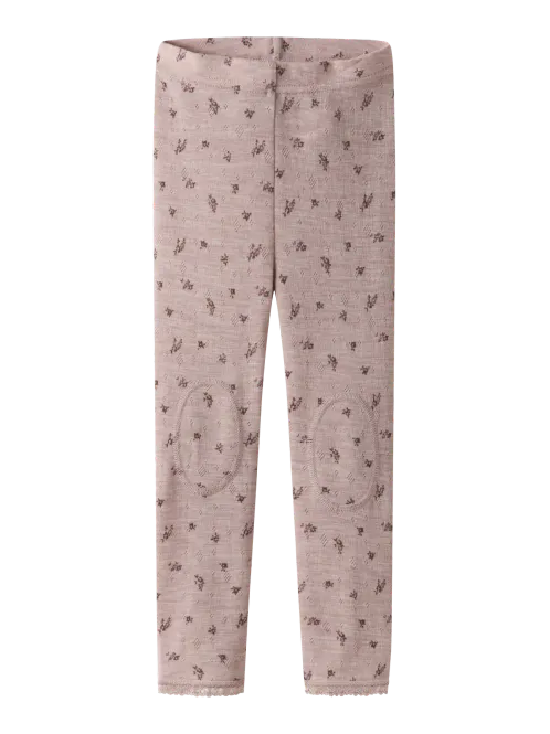 Hovedbilde Name It Wang ull leggings til barn small flower ...