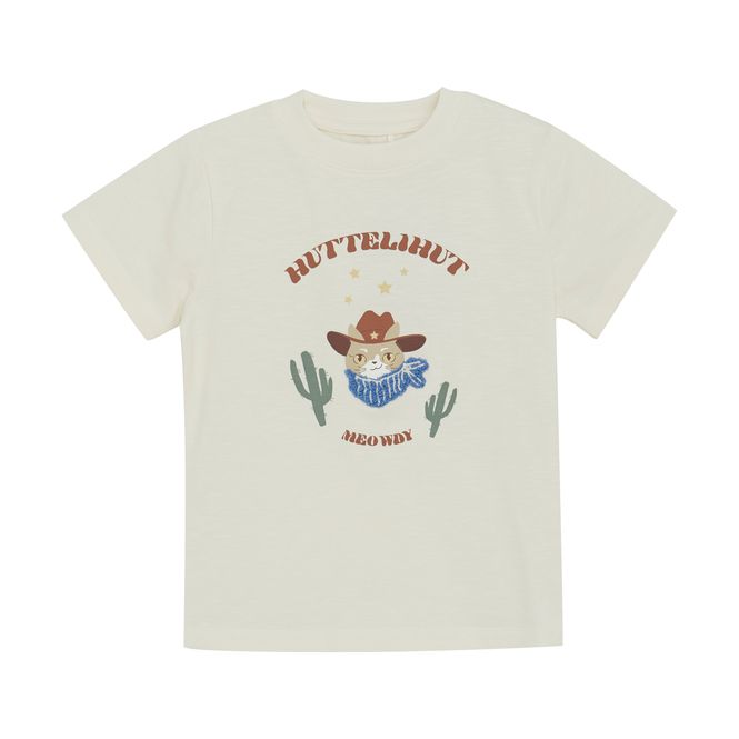Hovedbilde Huttelihut T-skjorte til barn - antique white