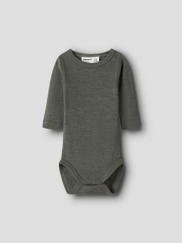 Name It Wax ull rib body til baby - mulled basil