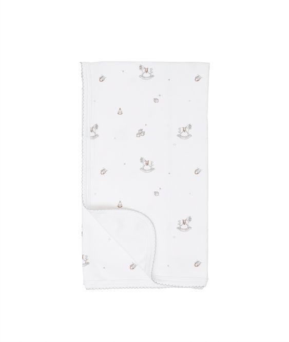 Hovedbilde LIVLY Rocking Horse babyteppe - white