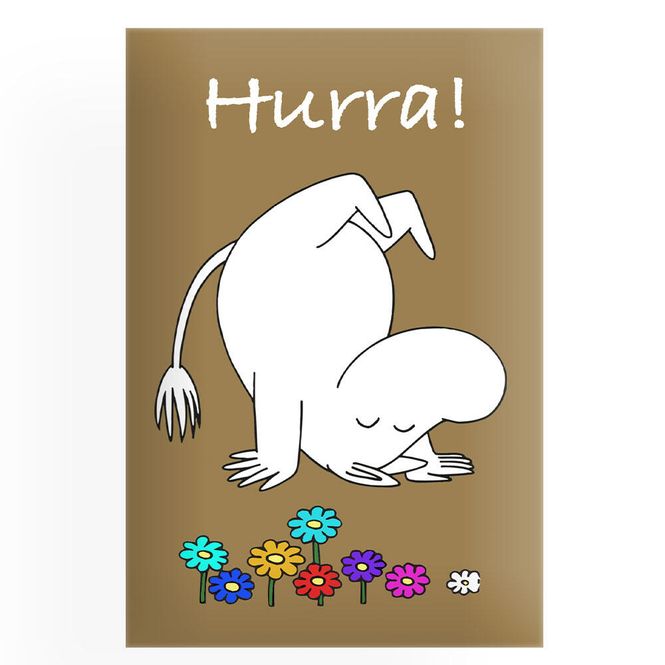 Hovedbilde Mummi dobbeltkort 17cm - hurra