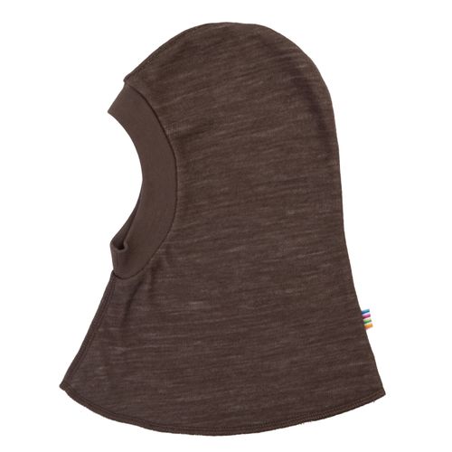 Joha Solid ull/bambus balaclava - brun