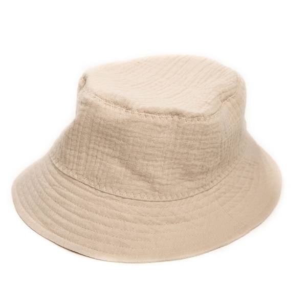 Bilde av HUTTELiHUT Festival hatt uv muslin - camel