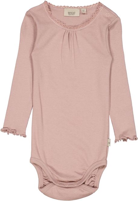Hovedbilde Wheat Rib lace body - powder brown