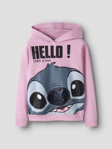 Name It Folbana Stitch genser - full blooming pink
