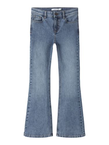 Name It Polly Bootcut Jeans til jente - medium blue denim