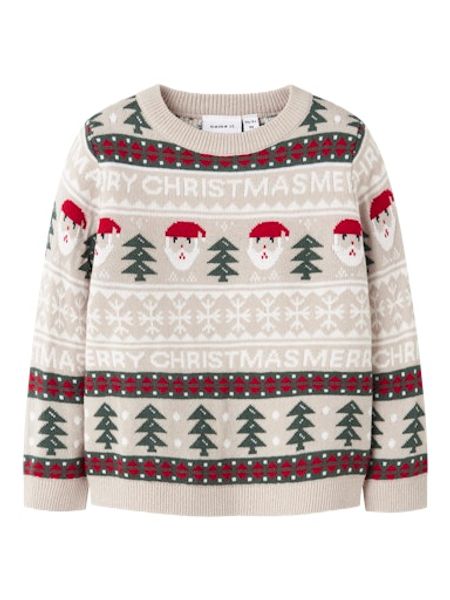 Hovedbilde Name It Rastokka Julegenser til barn - peyote