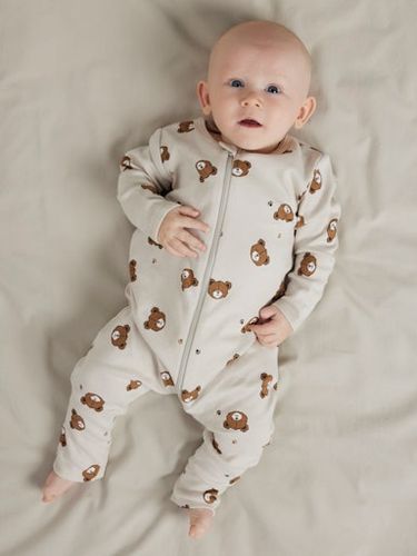 Name It Bear 2-pk pysjamas til baby - pumice stone