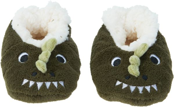 Hovedbilde Tøfler - grønn dino