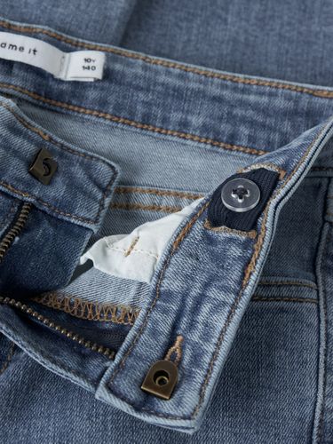Name It Polly Bootcut Jeans til jente - medium blue denim