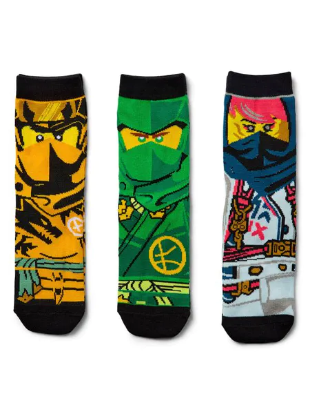 Bilde av Lego Wear Ninjago  Aris 309 3 pk sokker - black