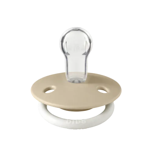 Bibs De Lux silikon smokk - Vanilla GLOW