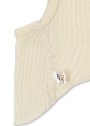 Fanga Fontana Erba ull balaclava til baby - beige melange