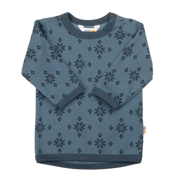 Hovedbilde Joha Ice Crystal ull/bomull trøye - blå