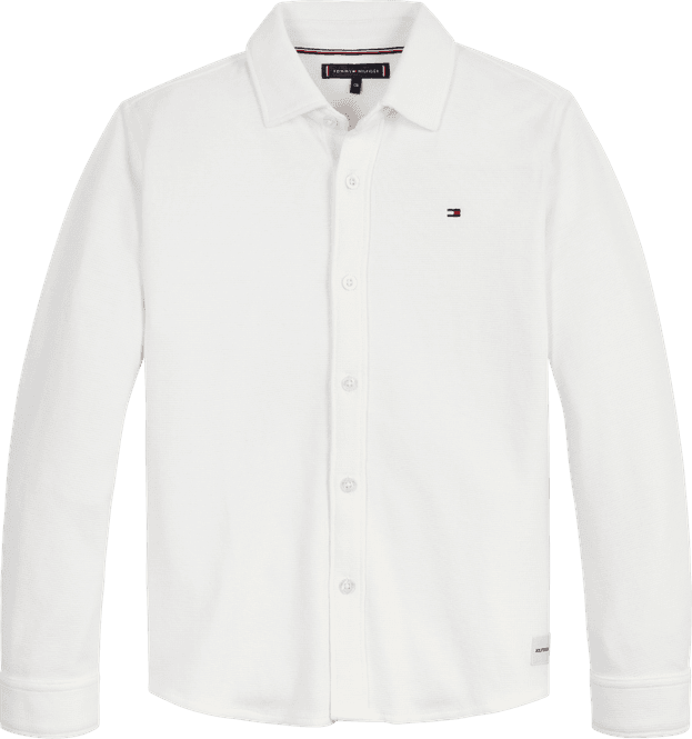 Hovedbilde Tommy Hilfiger Solid waffle skjorte - white
