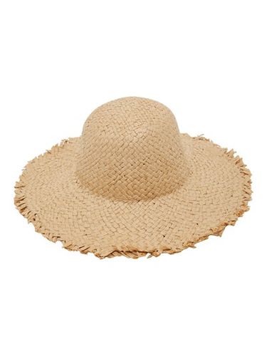 Lil'Atelier Fenjo stråhatt - white pepper
