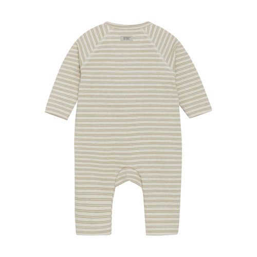 Huttelihut Stripete heldress til baby - irish cream