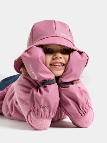 Didriksons Regnvotter til barn - heather pink