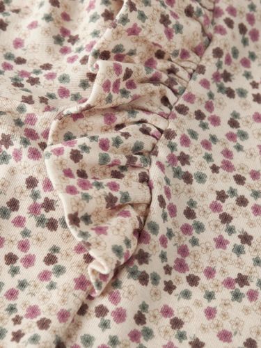 Name It Lianna genser med rysjedetaljer - antique white