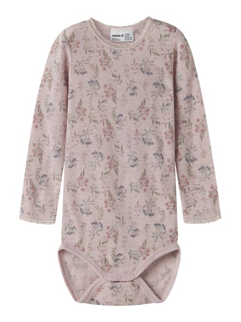 Hovedbilde Name It Wang Flowers & Leafs ull body til barn - ...