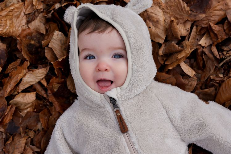 Mikk-Line Teddy dress til baby - doeskin