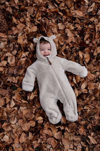 Mikk-Line Teddy dress til baby - doeskin