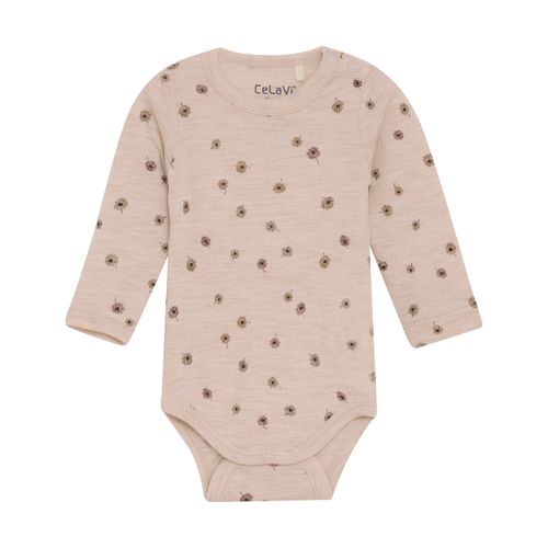 CeLaVi AOP Ullbody til barn - Rose Dust