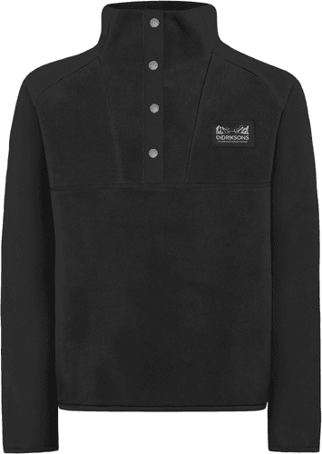 Didriksons Yokto Half button Fleecegenser til junior - black