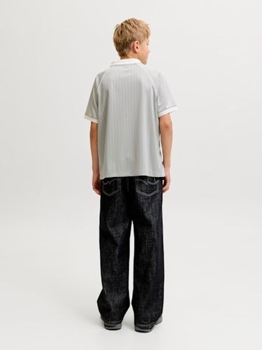 Jack & Jones kortermet Football polo til junior - vapor blue