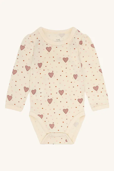 Hovedbilde Hust & Claire Baloo Hearts Puff ull/bambus body - ...