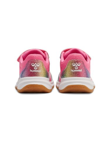 Hummel Multiplay Flex 2.0 innesko med borrelås til barn -pink-a-boo 