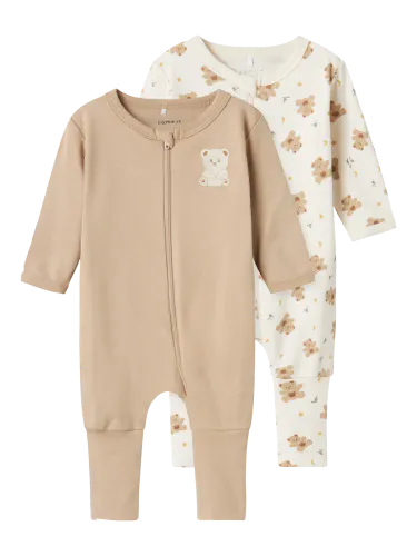 Name It Teddybear 2-pk pysjamas - jet stream