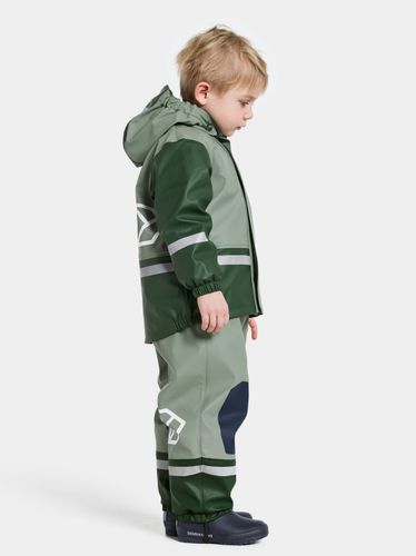 Didriksons Boardman Regnsett til barn - light moss