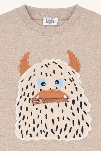 Hust & Claire Anton Snowmonster genser - biscuit