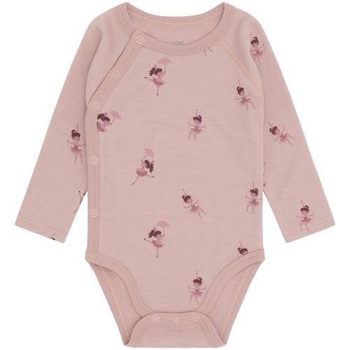 Hust & Claire Baloo Line Dancer ull/bambus omslagsbody - adobe rose