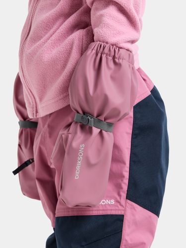 Didriksons Regnvotter med fleecefôr - heather pink