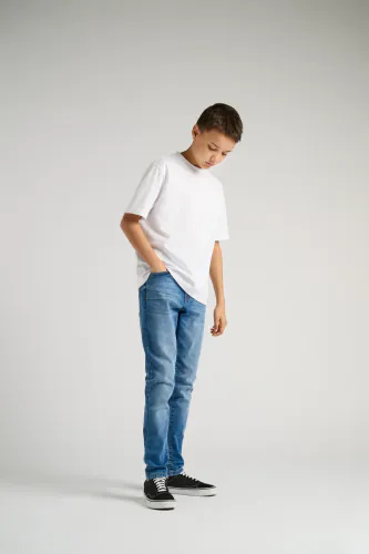Only & Sons Yoke tapered jeans - medium blue denim