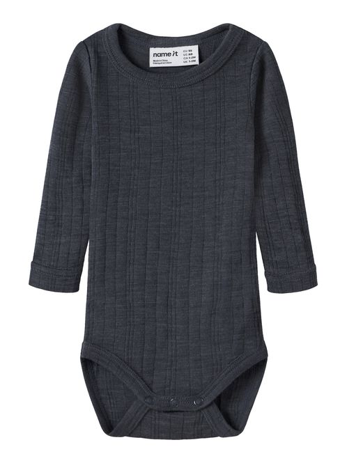 Hovedbilde Name It Wang ull body til baby - ombre blue