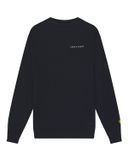 Bilde av Lyle & Scott Script brodert genser - dark navy