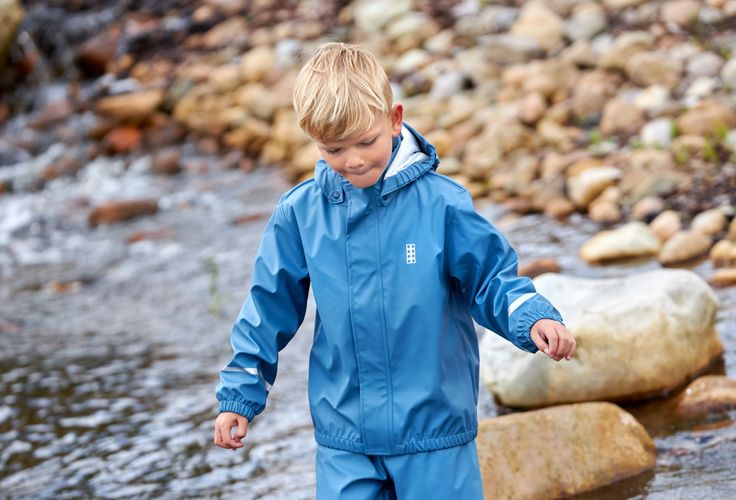 Lego Wear Jori to-delt Regnsett - faded blue