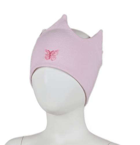 Kivat kronepannebånd sommerfugl - lys rosa